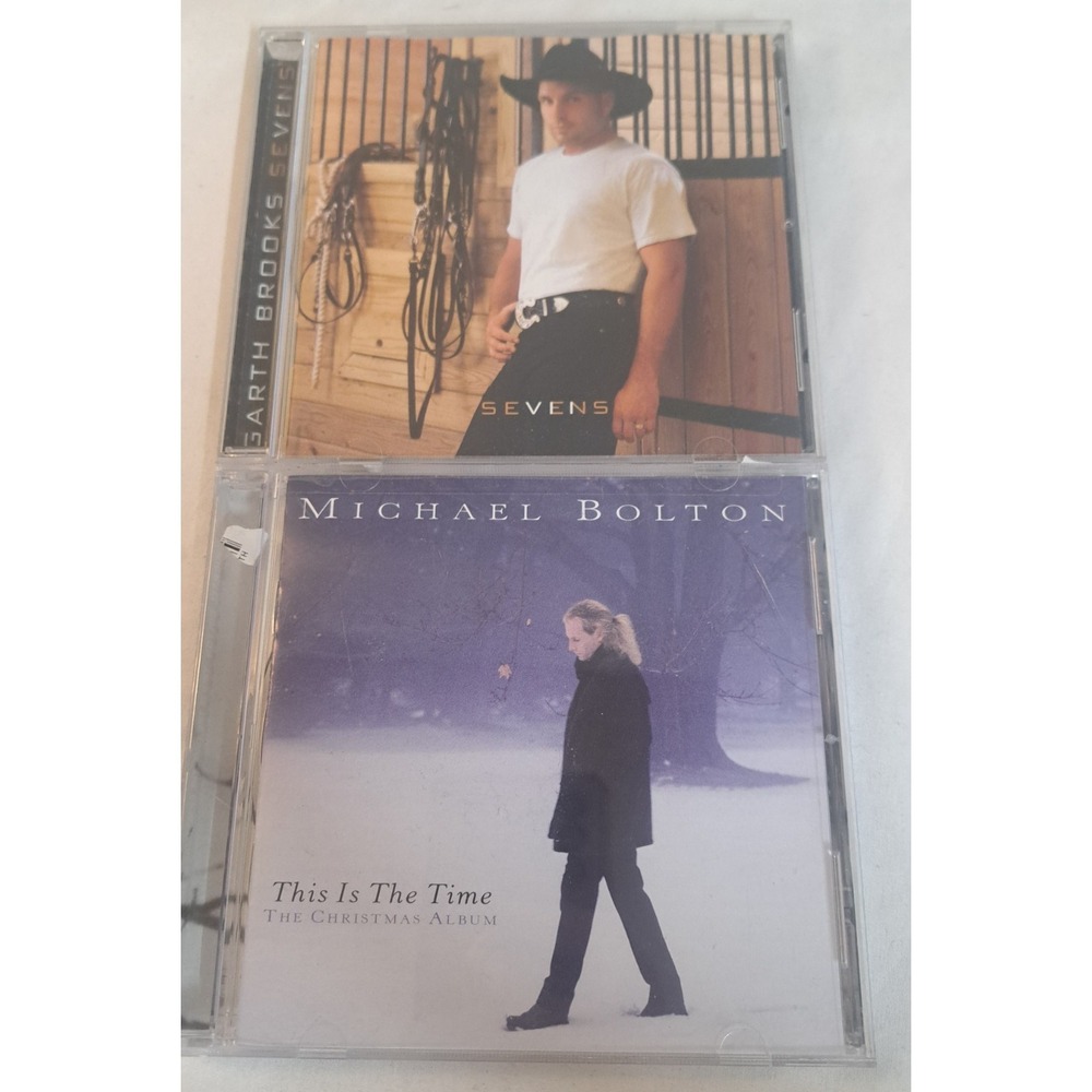 Garth Brooks Sevens & Michael Bolton This Is The Time Christmas Album CD Lot